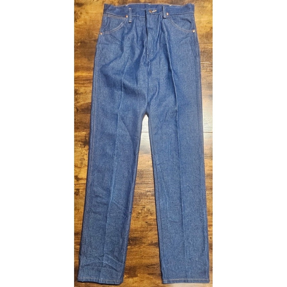 Wrangler 13MWZ Cowboy Cut Jeans‎ Men's 31x36 Indigo Blue Denim